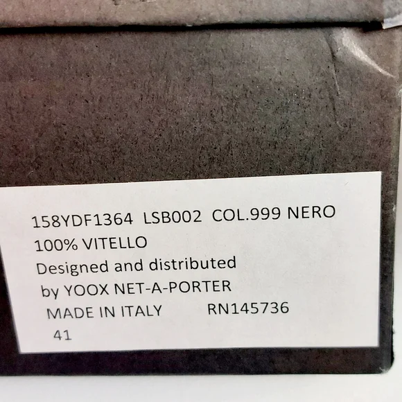 8 by YOOX black leather cap-toe Chelsea boots, EU41, NWT - Picture 12 of 14